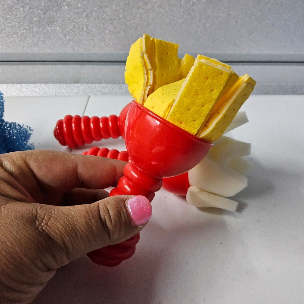 Lakeshore Paint Brush Set Kids Art Craft Painting Tool Assorted‎ Shapes 5 Pieces - Picture 7 of 8